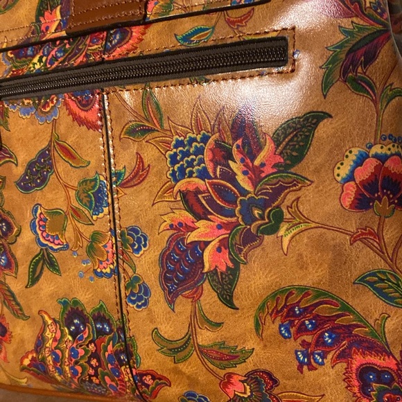 PATRICIA NASH FRENCH TAPESTRY LARONE SHOULDER BAG NWT & DUST BAG - Picture 4 of 16